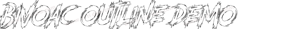 Bivoac Outline Demo字体转换